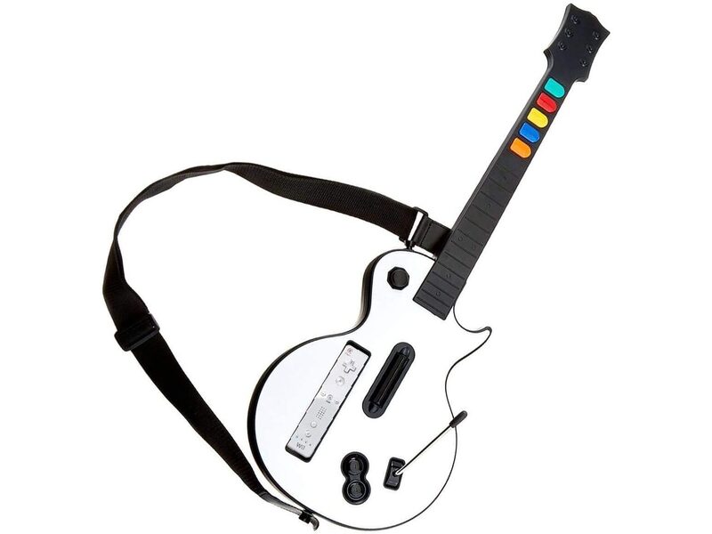 DOYO Wireless Wii Guitar Hero Controller White - Guitar Hero Rock Band 23 for WiiWii U Wholesale OEM