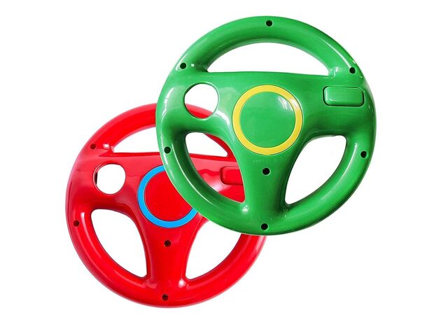 DOYO 2 Pack Wii Steering Wheel for WiiWii U Remote - Mario Kart Racing Accessories Wholesale OEM